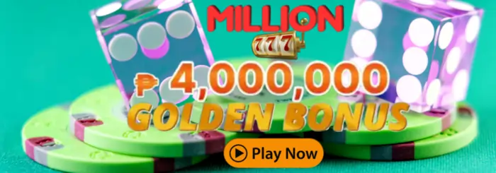 MILLION777 4,000,000 Golden Bonus