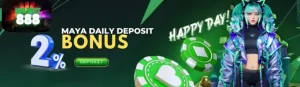 UNLIBET888 Maya Daily Deposit Bonus 2%