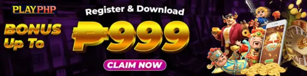 PlayPHP register 999 bonus banner